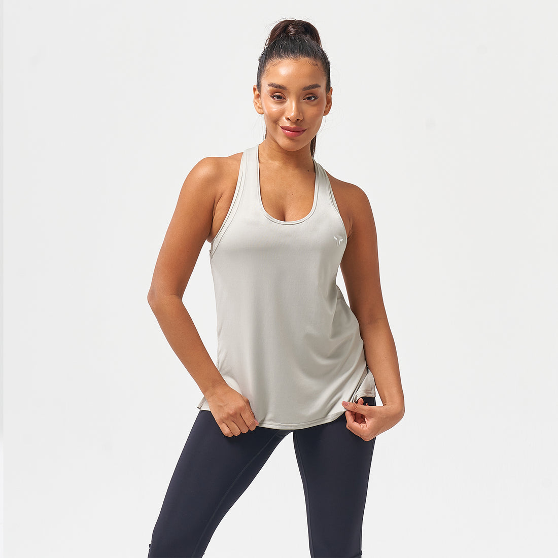 ESSENTIAL TANK TOP - WILLOW GREY